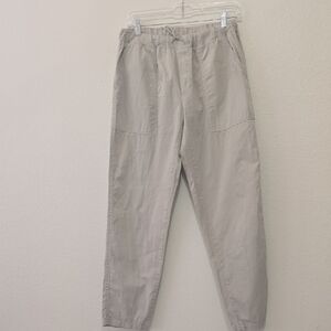 Velvet by Graham & Spencer Tan Drawstring Joggers S